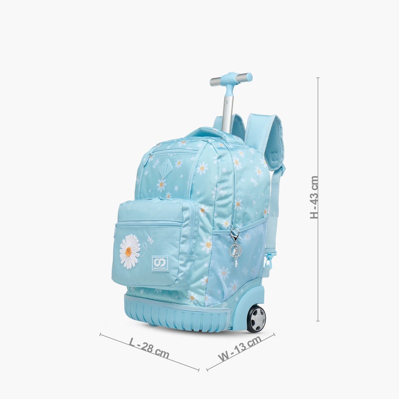 sami_studio Floral Trolley Bag for Girls - Image 2